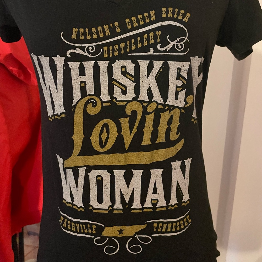 Whiskey Lovin’ Woman fitted tee
